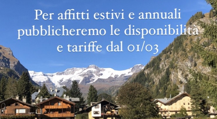 Pubblicazione affitti estivi